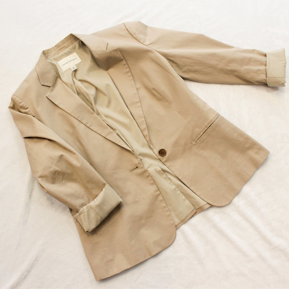 NWOT Banana Banana Republic Khaki blazer size 16